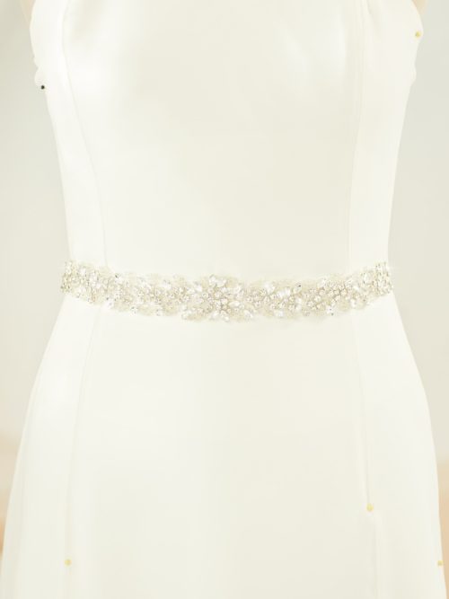 Rhinstensbælte fra Bianco Evento. Model PA86