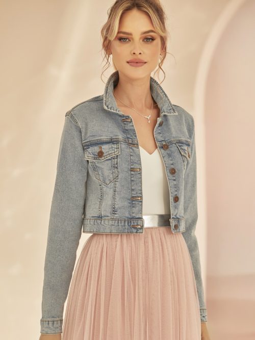 Bianco Evento. Model E381. Denimjakke.