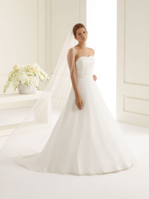 Bianco Evento. Model S-116. Slør. Ivory. Soft. 200 cm.